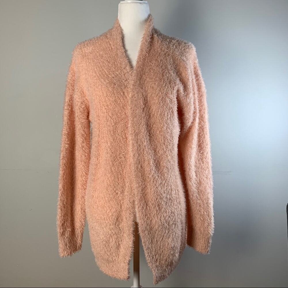 NWT RXB Open Front Fuzzy Eyelash Cardigan, Size M